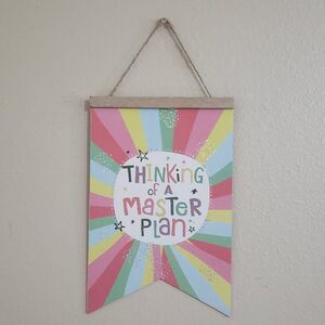 Wall Decor THINKING OF A MASTER PLAN
